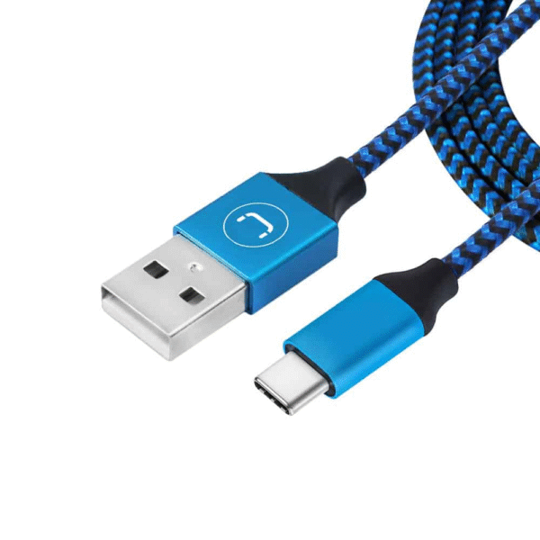 Cable Type-C Braided 1.5m - Blue