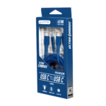 Cable Type-C to Type-C 1.5m - Blue - Image 2