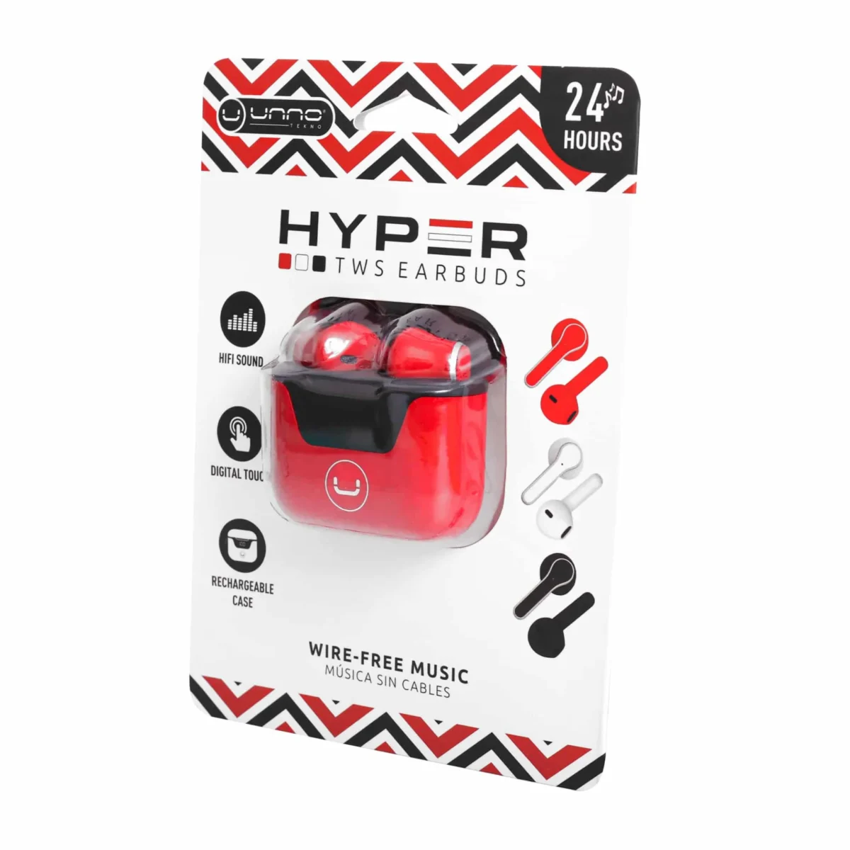 Earbuds Hyper TWS - Red - Image 3