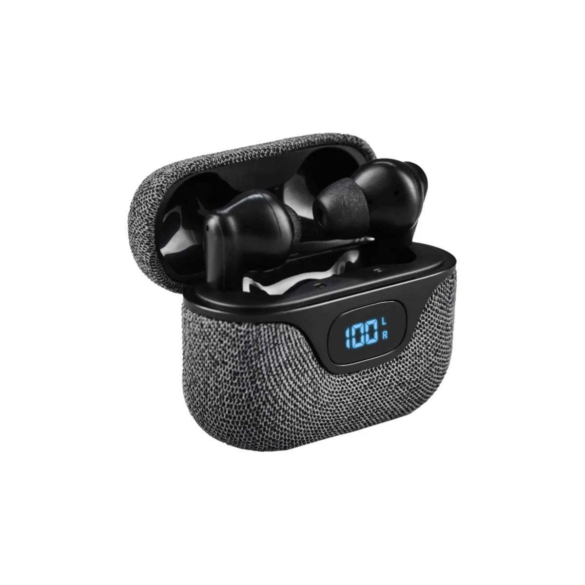Earbuds LuxPro Fabric - Black - Image 4