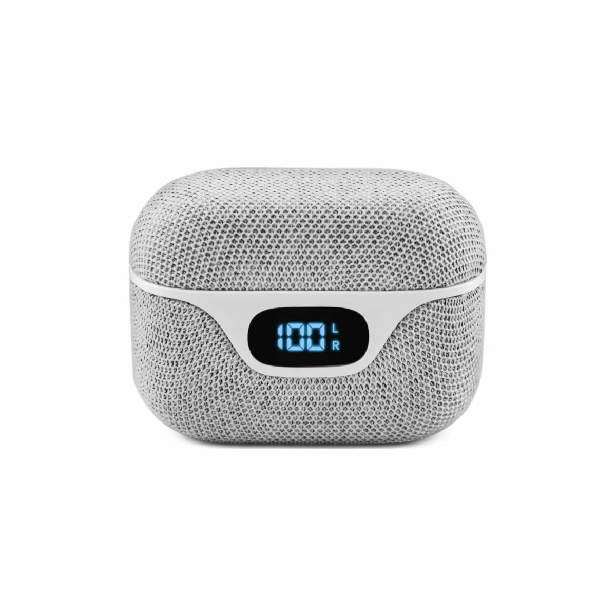 Earbuds LuxPro Fabric - Grey/White - Image 2