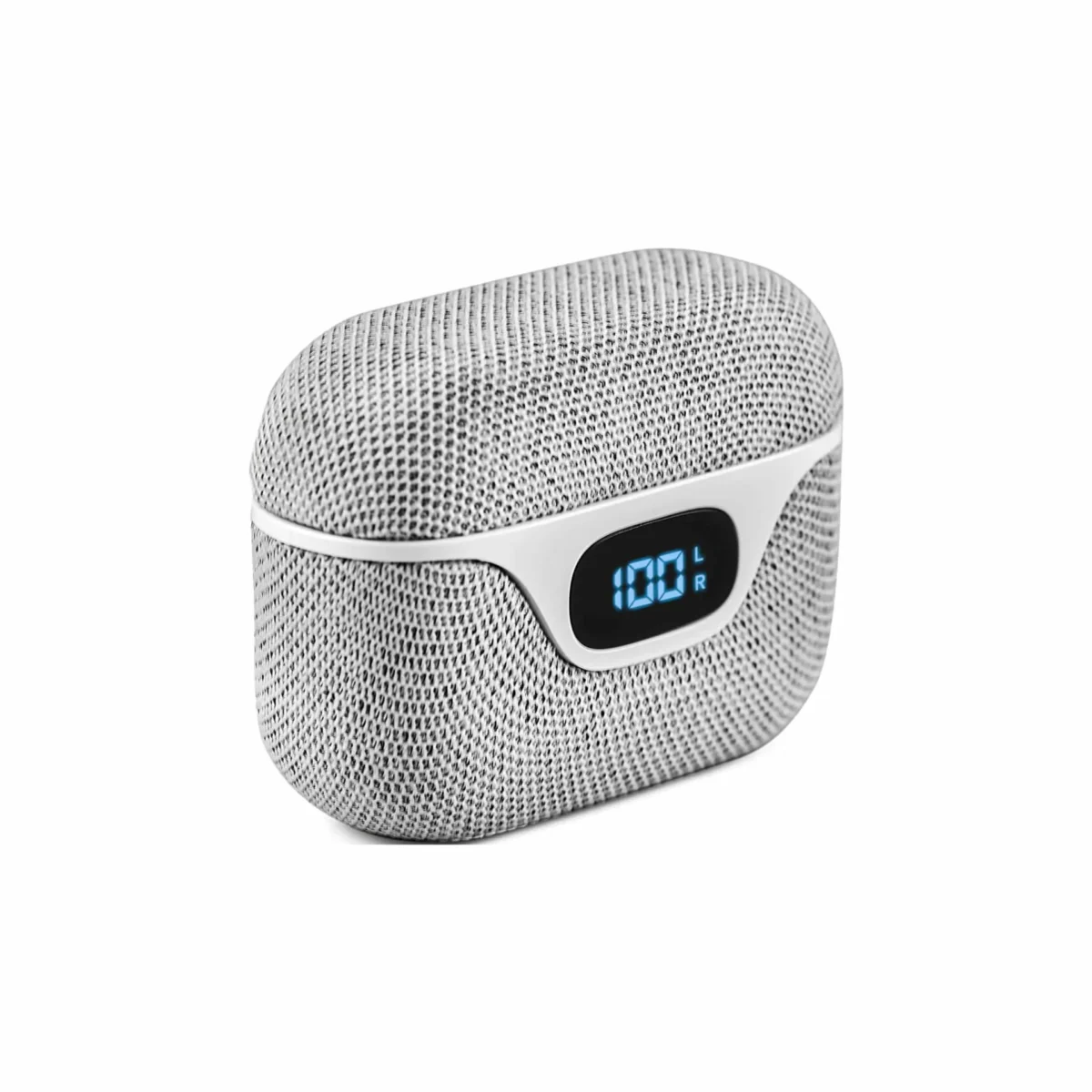 Earbuds LuxPro Fabric - Grey/White - Image 3