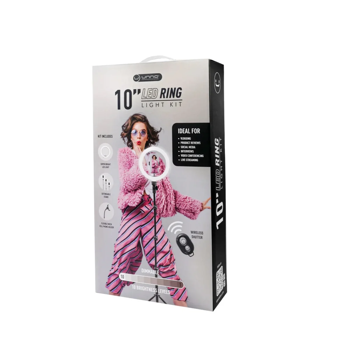 LED Ring Light 10" with Stand - Image 10