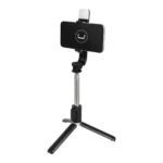 Selfie Stick & Tripod with LED Light - Image 2
