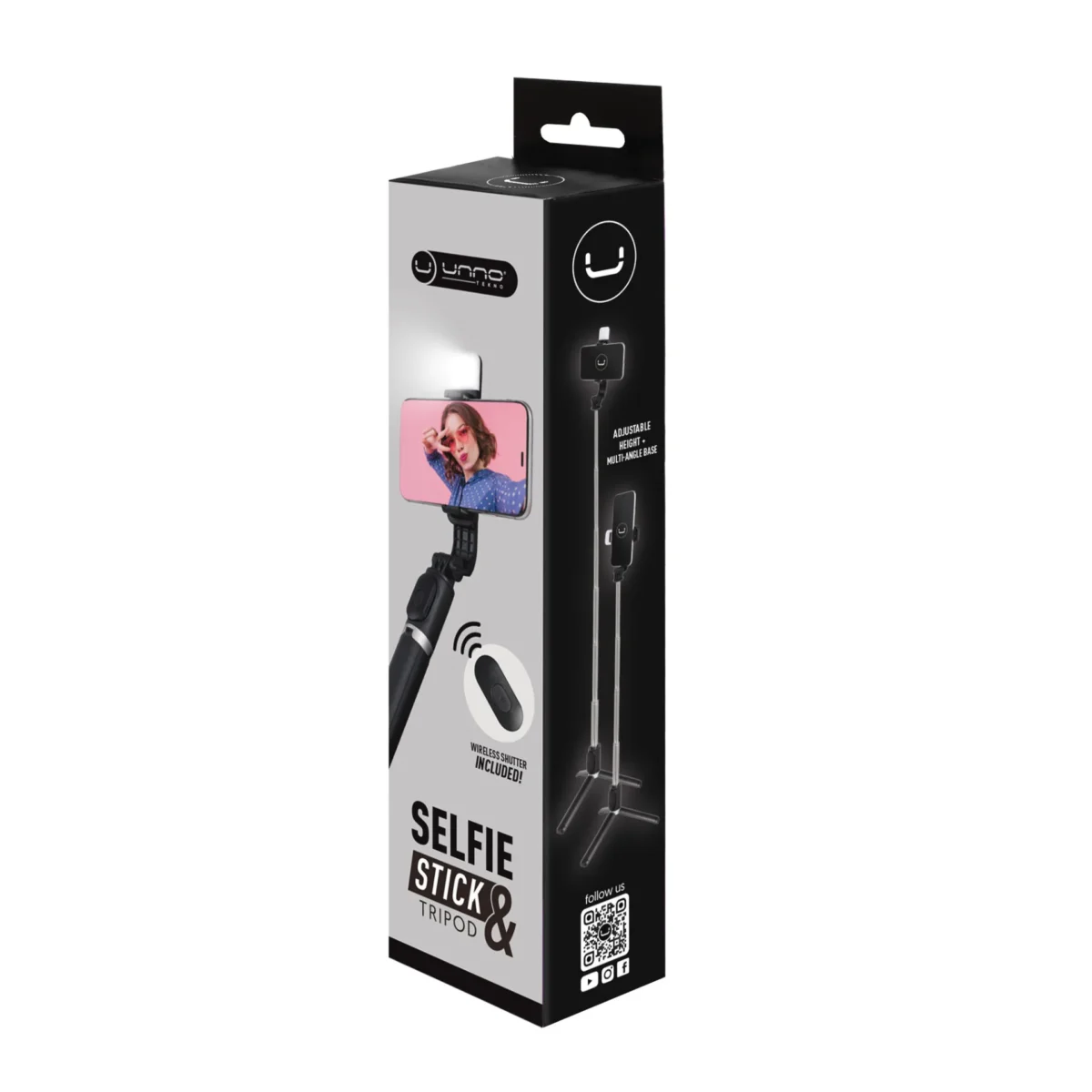 Selfie Stick & Tripod with LED Light - Image 7