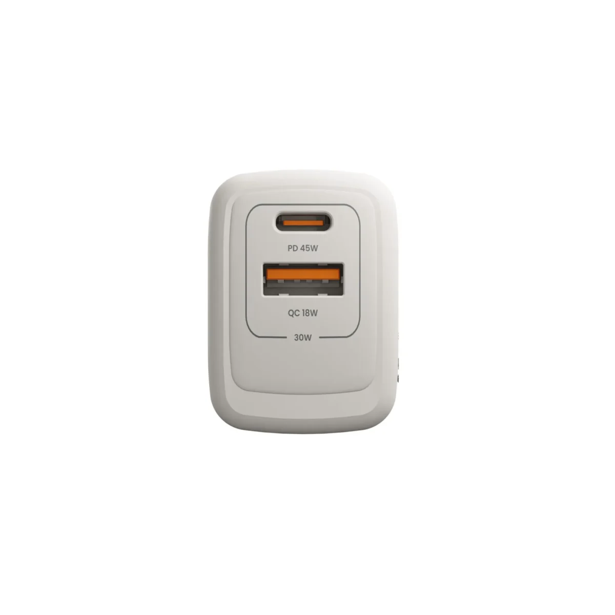 Wall Fast Charger GaN PD45W Dual Port Type A & C - Image 2