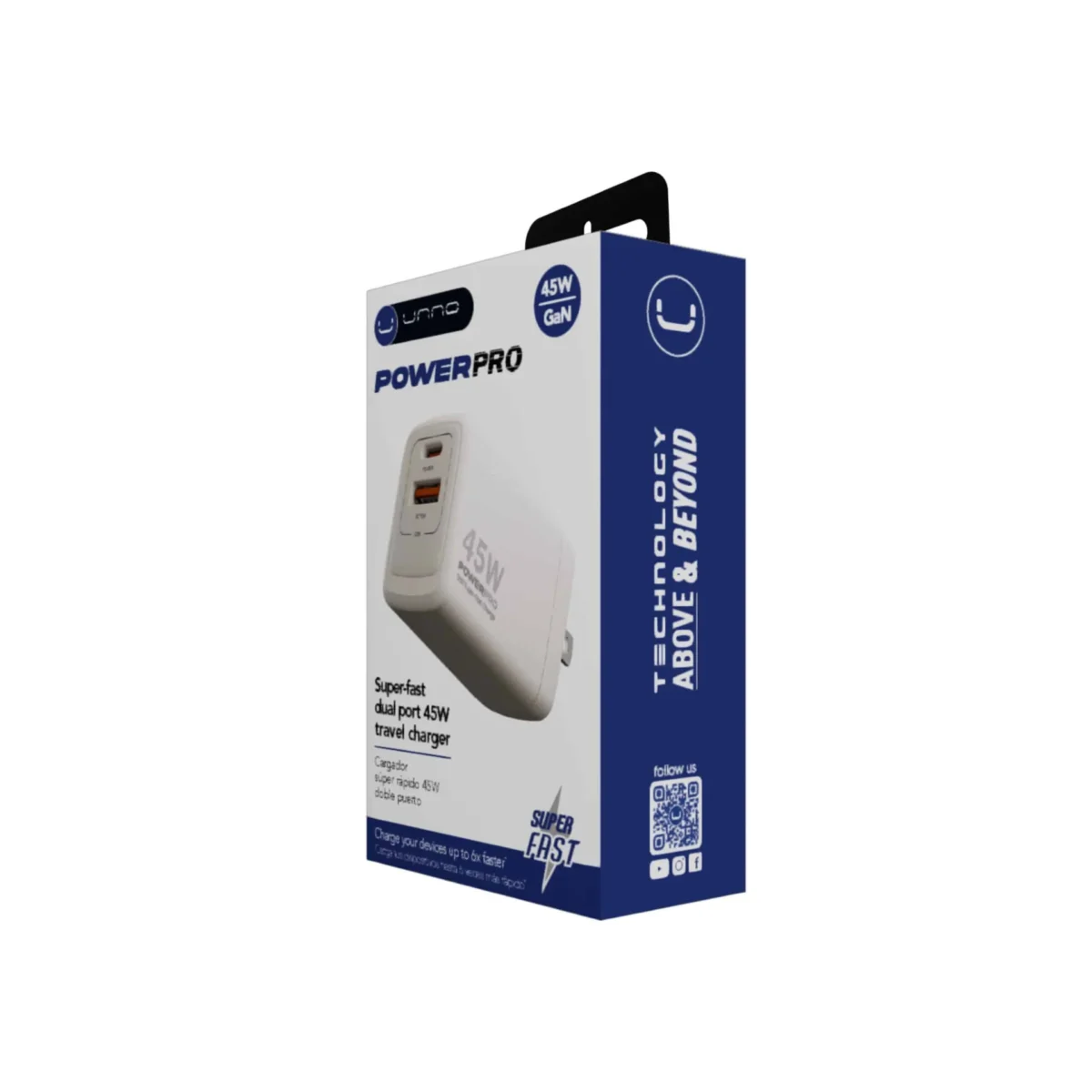 Wall Fast Charger GaN PD45W Dual Port Type A & C - Image 8