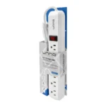 Power Strip 6 Outlets - White - Image 2