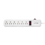 Power Strip 6 Outlets - White - Image 3