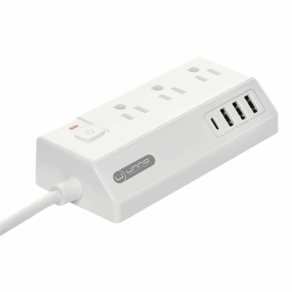 Power Strip Max 3 A/C + 3 USB A + 1 USB C